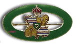 14 Karat Gold Royal Hawaiian Oval Seal Broach - Trademark Jewelers