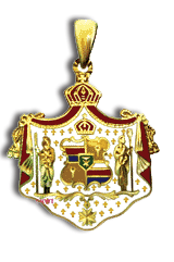 14 Karat Gold Yellow Gold Hawaiian Coat of Arms Pendant - Trademark Jewelers