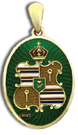 14 Karat Gold Royal Hawaiian Seal Pendant - Trademark Jewelers