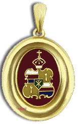 14 Karat Gold Royal Hawaiian Oval Seal Pendant - Trademark Jewelers