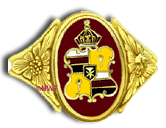 Ladies 14 Karat Gold Oval Royal Hawaiian Seal Ring - Trademark Jewelers
