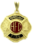 14 Karat Gold Fire Department Pendant - Trademark Jewelers