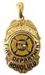 14 Karat Gold "Keiki" Honolulu Fire Department Pendant - Trademark Jewelers