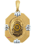 14 Karat Gold Fire Department Octagon Pendant - Trademark Jewelers