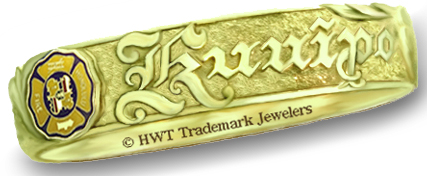 Patch Fire Department Bracelet Trademark Jewelers