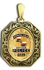 14 Karat Gold Police Department Pendant - Trademark Jewelers