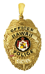 HPP6 14 Karat Gold "Large" Hawaii Police Department Pendant - Trademark Jewelers