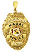 HPP5 14 Karat Gold "Regular" Hawaii Police Department Pendant - Trademark Jewelers