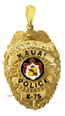 KPP6 14 Karat Gold "Large" Kauai Police Department Pendant