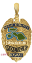 MPP-1 14 Karat Gold "Keiki" Maui Police Department Pendant - Trademark Jewelers
