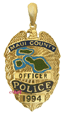 MPP6 14 Karat Gold "Large" Maui Police Department Pendant - Trademark Jewelers
