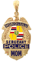 OPP5 14 Karat Gold "New" Honolulu Police Shield Pendant - Trademark Jewelers