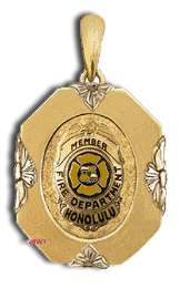 14 Karat Gold Frame Departmental Shield - Trademark Jewelers