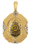 SFM-7 14 Karat Gold Octagon Departmental Shield  - Trademark Jewelers