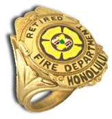 Ladies 14 Karat Gold Police Department Ring - Trademark Jewelers