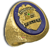Gents 14 Karat Gold Police Department Ring - Trademark Jewelers
