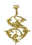 14 Karat Gold Cut-Out Initial Pendant - Trademark Jewelers