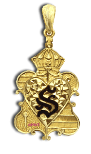 14 Karat Gold Hawaiian Seal Initial Pendant - Trademark Jewelers