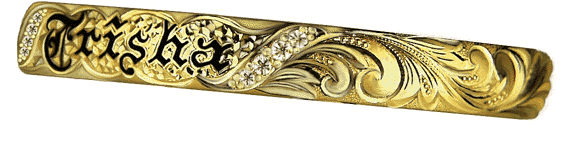 14 Karat Gold Hawaiian Barrel/Flat Bracelets - Trademark Jewelers