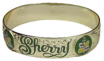 Sherry Green Enamel - Trademark Jewelers